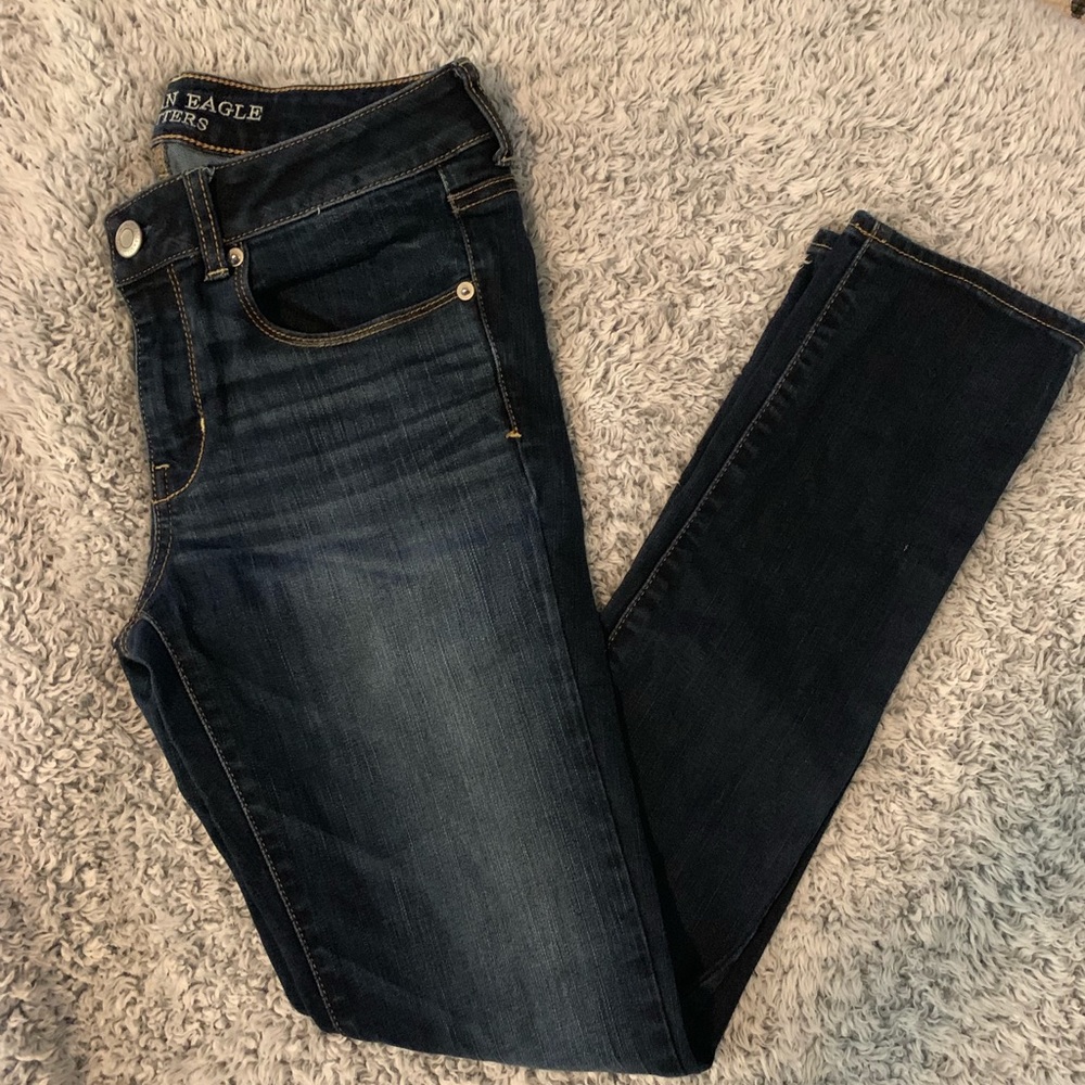 NWOT American Eagle Skinny Jeans dark rinse
